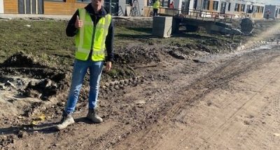 S. Houkes bij project Garrelsmeer van Jan Snel